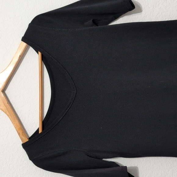 ROYAL ROBBINS Black Kick Back To Front Dress Size Small Reversible - Picture 4 of 7